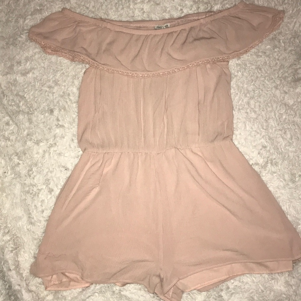 Off the shoulder romper